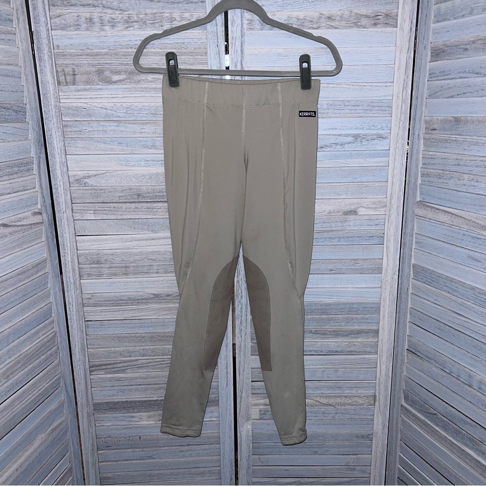 Kerrits Flow Rise Performance Riding Tights Medium Khaki
